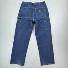 Carhartt B13 DPS Dungaree Fit Carpenter Jeans 32x30 Workwear Denim