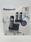 NOWY Panasonic KXTGE433B 1,9 GHz Jednoliniowy telefon bezprzewodowy 3 słuchawki