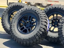 17 5x127 Jeep Wrangler Jl Gladiator Rubicon Agp Trux Wheels 35 Tires Set Of 5