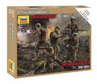 Zvezda 6278 1/72 Us-Infanterie 1941-1945 Bausatz