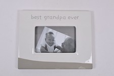 Hallmark Best Grandpa Ever Ceramic Picture Frame for 4" x 6" photo