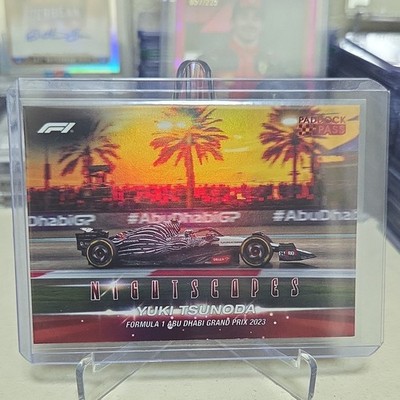 2024 Topps Formula 1 Yuki Tsunoda Abu Dhabi GP Nightscapes #NS-17 RB 31/50