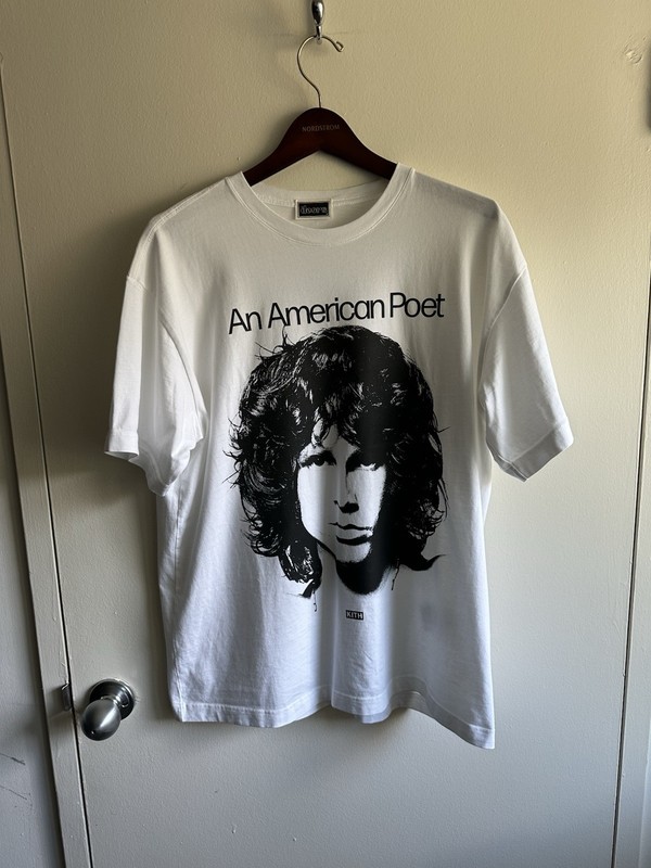 Kith x The Doors White Graphic 'An American Poet' Jim Morrison Tee US M