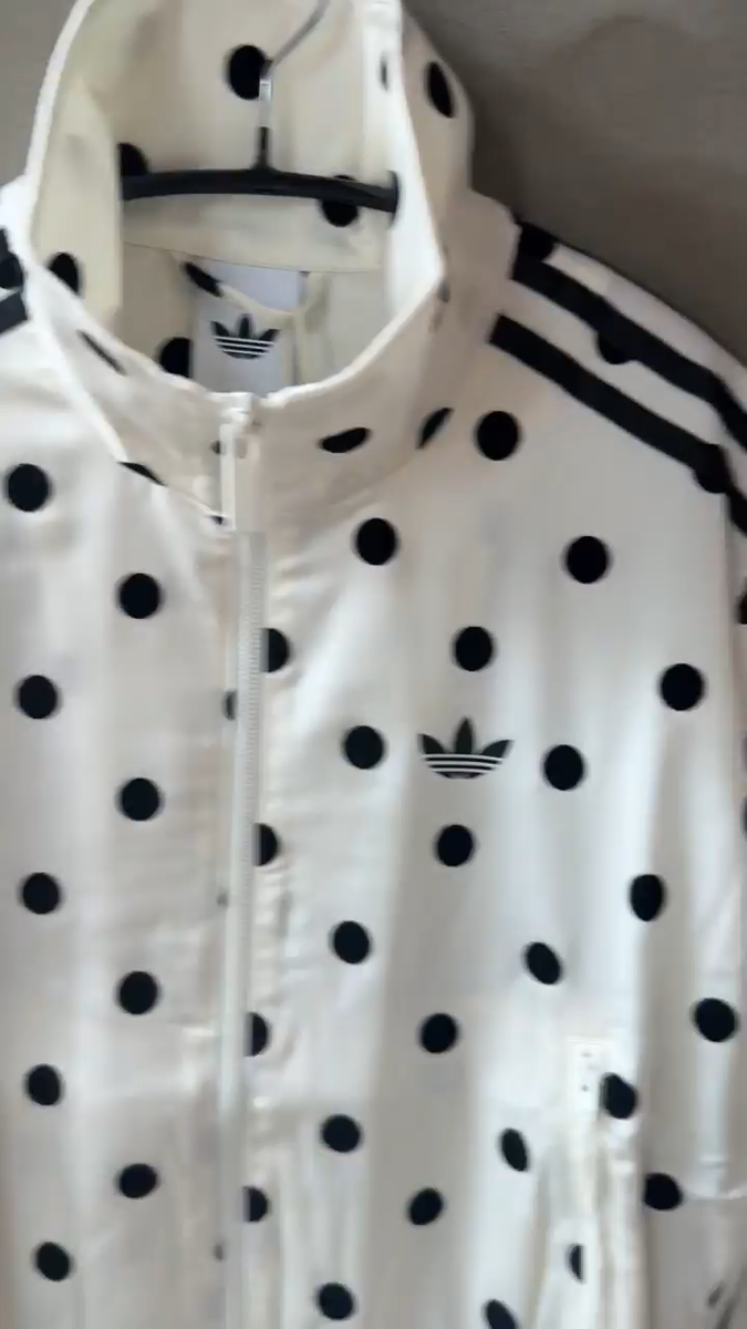 adidas Originals Satin Polka Dot Track Top Women Lifestyle Jacket