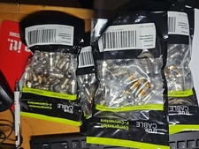 True Cable 250  Professional Grade RG6 Coax Compression Fitting F Connector CATV