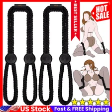 BDSM Rope Sex Restraint Handcuffs - 2 Pcs Sex Bondge Restraints Toy Cotton SM Ha