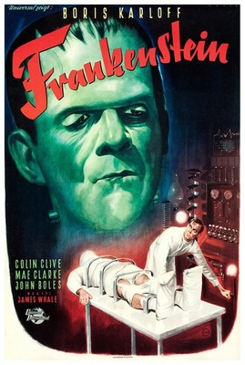 Frankenstein 1931 - Germany - v1 - Classic Movie Poster ebay