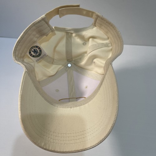 Chelsea FC Baseball Hat Cap Stone Cream Colour Adjustable - Picture 7 of 10