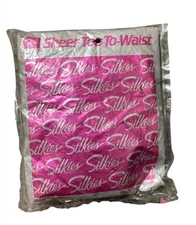 Silkies Nylon Sheer Toe To Waist Pantyhose Large Off Black 1 Pack NEW