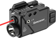 800 Lumen Pistol Light Red Laser Combo, Tactical Flashlight with Green Beam for