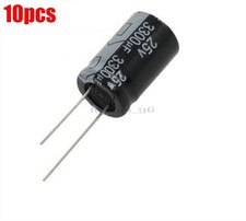 10Pcs 3300Uf 25V 105C 16MMX25MM Electrolytic Capacitor Radial Ic New hr