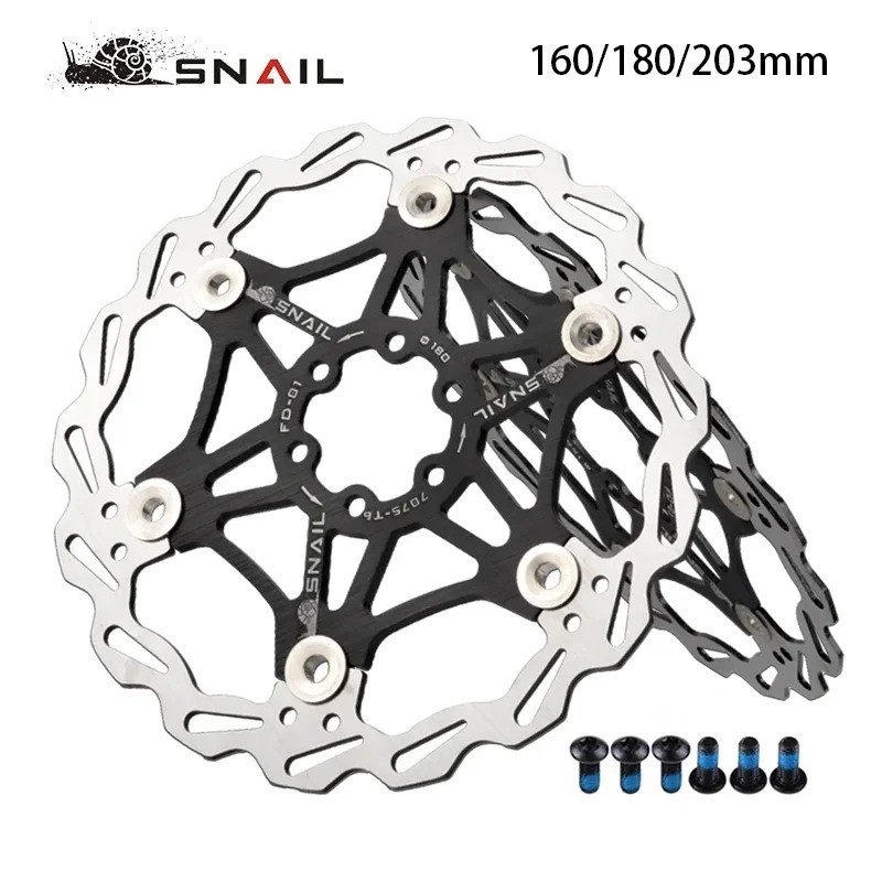 2 Rotori Freno a Disco per Mountain Bike 160/180/203mm