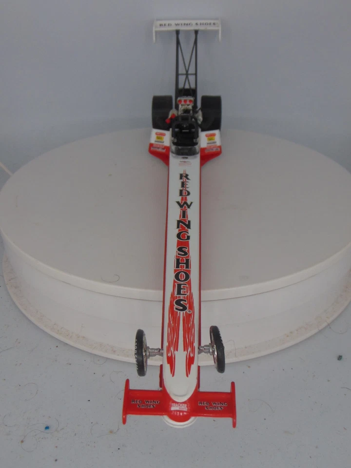 ZAPATOS ACCIÓN 1996 MIKE AUSTIN RED WINGS TOP FUEL DRAGSTER NHRA 1:24 Foto 3 de 4