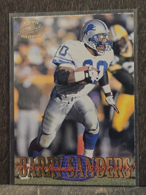 1997 Pacific Philadelphia Heart of the Game Barry Sanders #7 HOF Insert