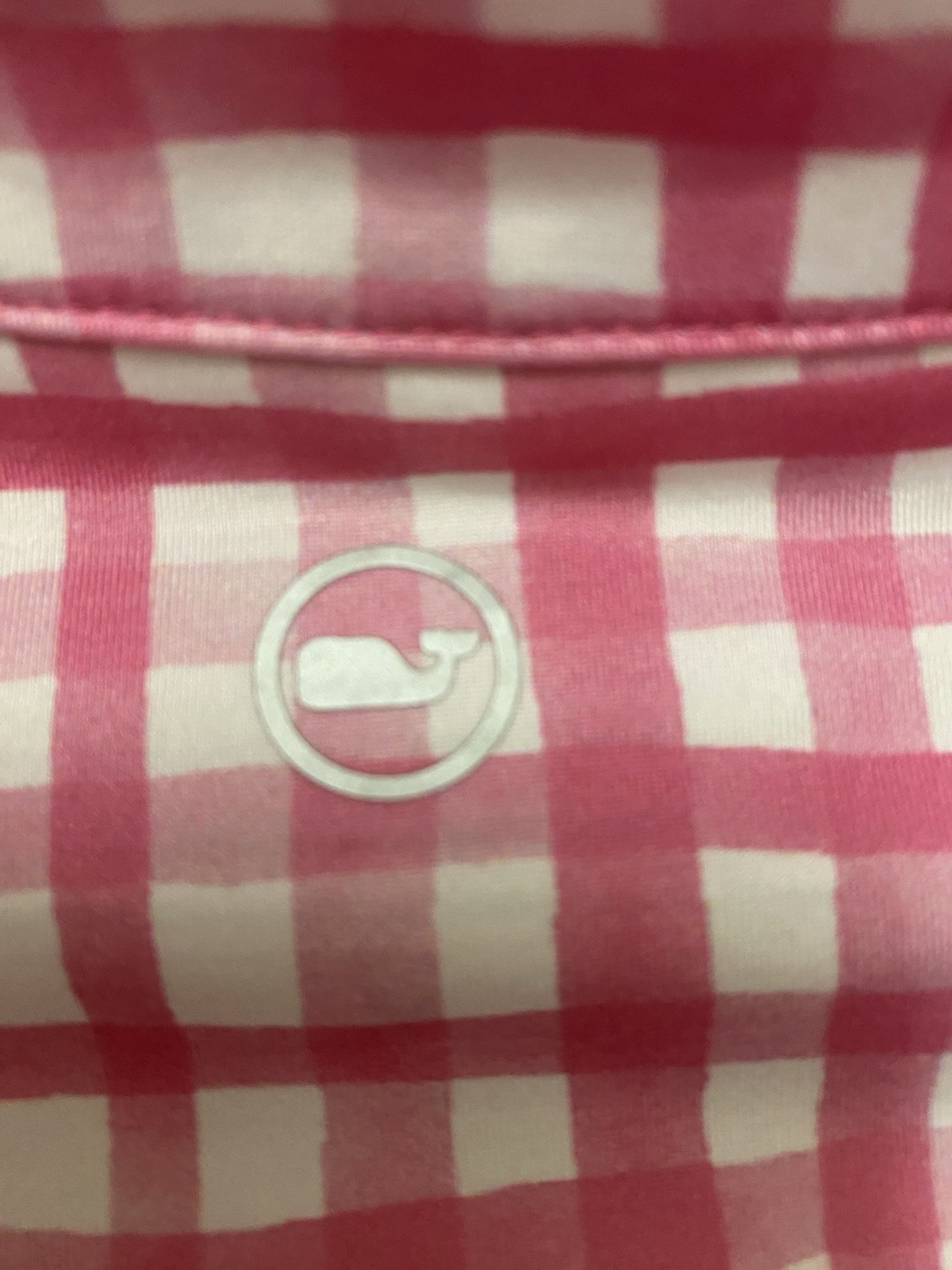 VINEYARD VINES Performance Gingham Pink golf Tenn… - image 5