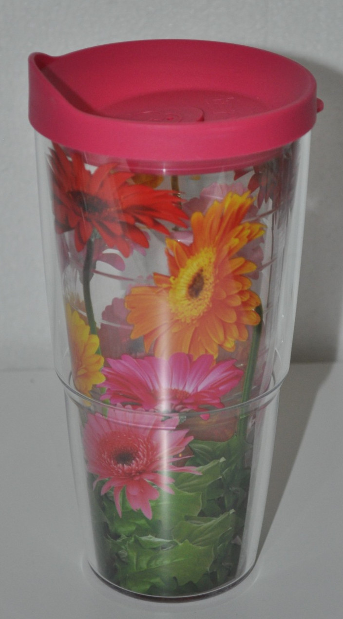 Tervis Tumbler 24 oz. Spring Flowers  with Lid