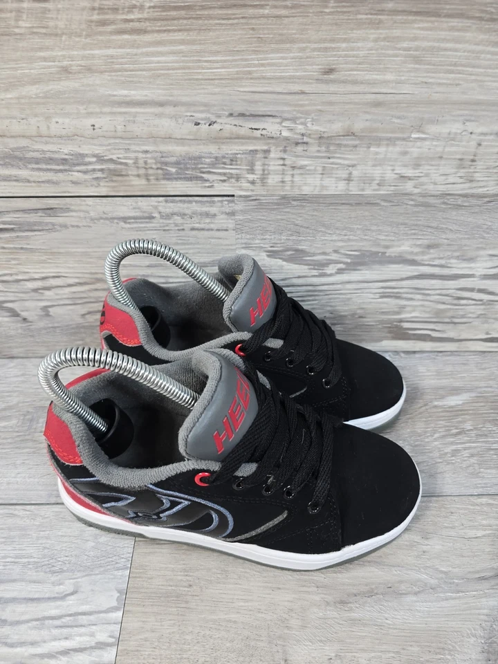 Heelys на колесиках коньков туфли размер 3Y красный и черный с колесами - Изображение 2 из 4