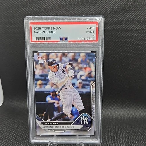 2025 Topps Now Aaron Judge #416 PSA 9 Mint New York Yankees /16838