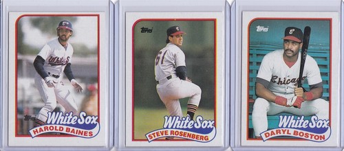 Chicago White Sox 1989 Topps Baseball Team Set 31 Cards - Picture 10 of 15