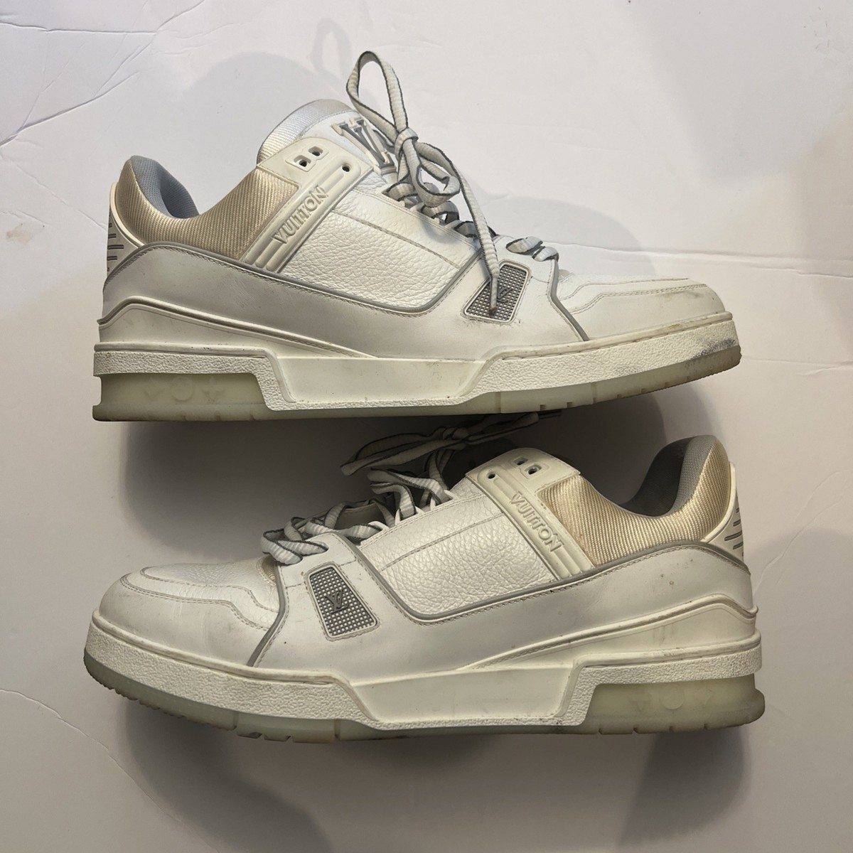 Louis Vuitton ホワイト シルバー スニーカー LV Trainer Sneaker - Women - Shoes | LOUIS VUITTON ®