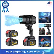 Seese Cordless Handheld Violent Fan/Leaf Blower  2 Batteries/Charger/Case