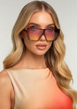 Fashion New Style One Piece Designer Ocean Fashion Sunglasses For Women Trendy