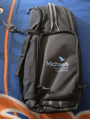 Black Michaels Educational Foundation Carry Bag New W/Golf Tees