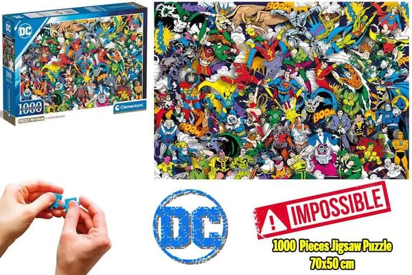 DC Comics Silver Age Puzzle 1000 Teile - Clementoni-image