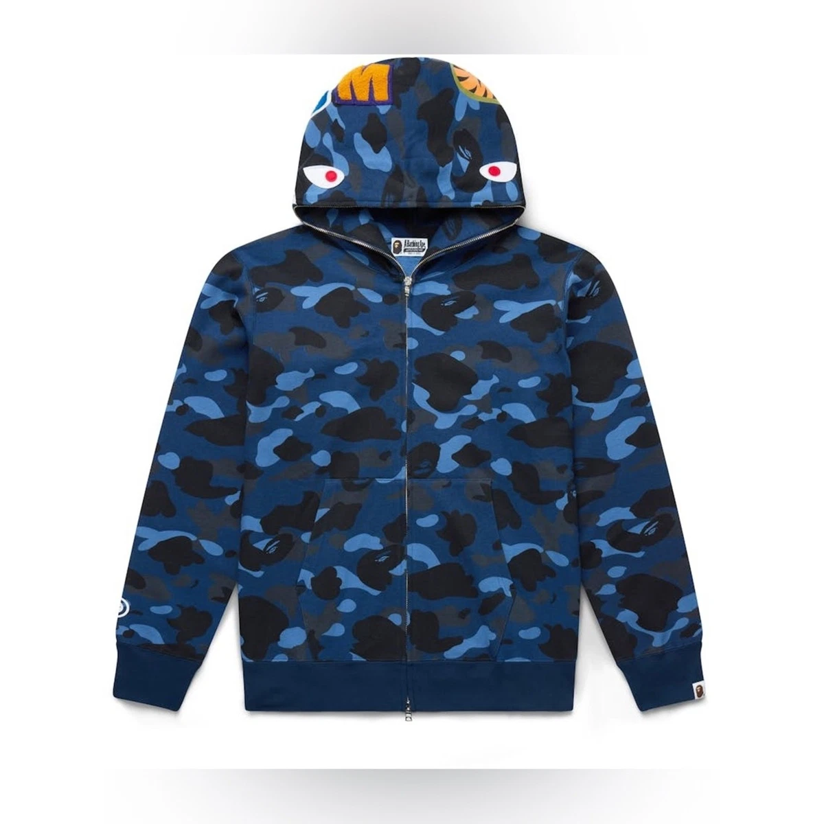 25+ A Bathing Ape Blue Hoodies & Sweatshirts for Men for sale