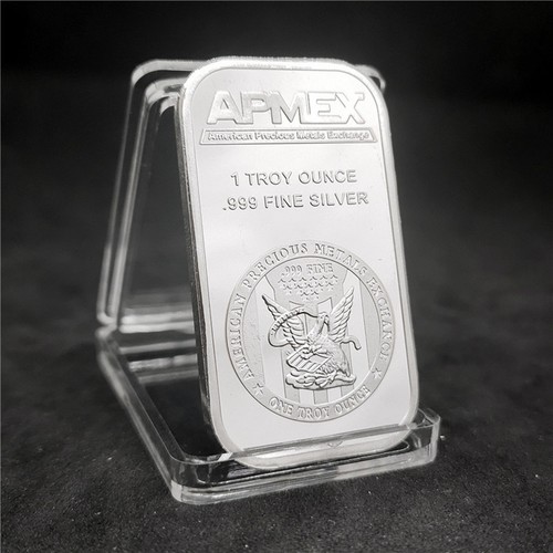 5 Stück 1 oz Silberbarren - APMEX zum Sammeln geeignet - Bild 7 von 7