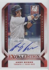 2013 Elite Extra Edition Aspirations Die-Cut Signatures /100 Andy Burns Auto 0f8