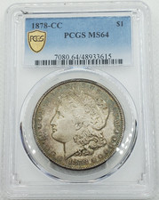 Uncirculated Carson City 1878 Year Morgan US Dollars (1878-1921