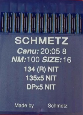Schmetz 134 (R) NIT STAERKE 100 / Schmetz 135X5 NIT , Schmetz DPX5 NIT