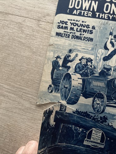 1919 WW1 HOW YA GONNA KEEP 'EM DOWN ON THE FARM? Noten Joe Young Sam Lewis - Bild 2 von 7