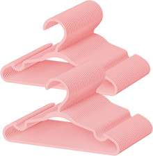 60 Pack Baby Plastic Hangers,12.83" Ultra-Thin,Non-Slip Hangers for Children. Id