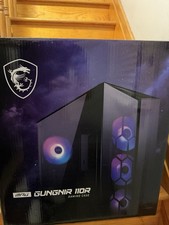 MSI MPG GUNGNIR 110R ATX Mid Tower Gaming PC Computer Case with 4 RGB Fans