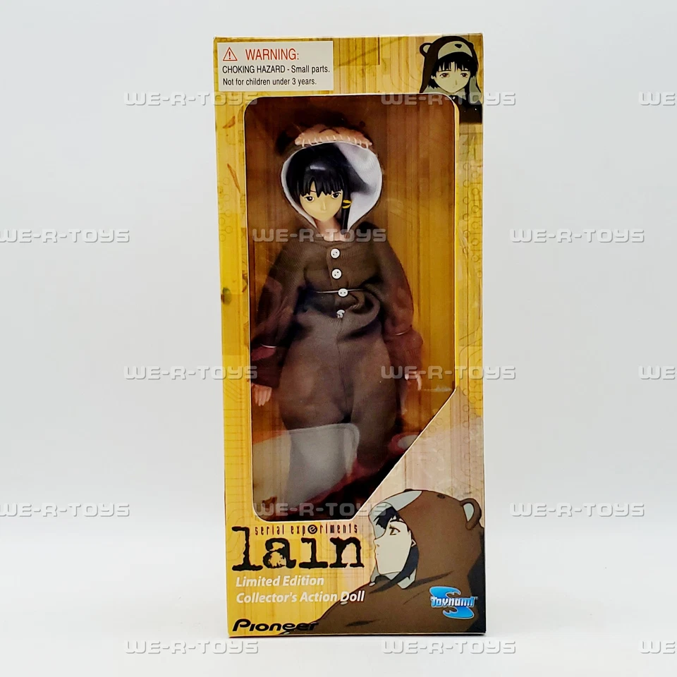 Serial Experiments Lain Teddy Bear Outfit Action Doll Pioneer Toynami 2003 - Image 2 of 4
