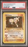1999 POKEMON FOSSIL 1ST ED #7 HITMONLEE-HOLO PSA 7