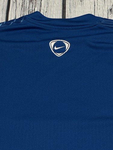 Maglia calcio vintage Nike T90 blu uomo taglia small 2006 speciale rara Y2K vintage - Foto 6 di 9