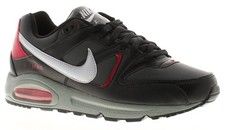 Nike Scarpe da Ginnastica Uomo Air Max Command Pelle Nero Grigio Lupo Taglia UK