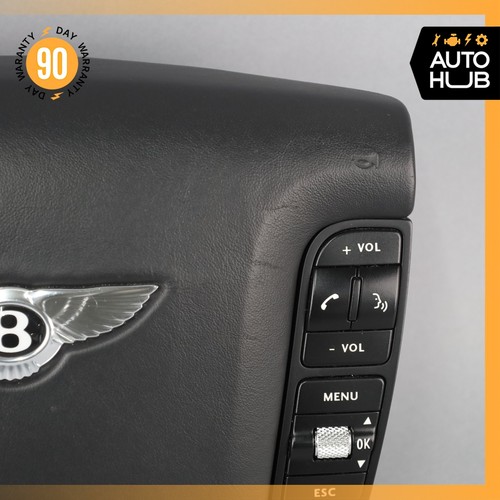 03-13 Bentley Continental Flying Spur GTC Driver Steering Wheel Airbag OEM - Picture 4 of 23
