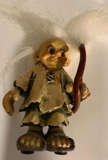 Nyform Norwegian Troll Figurine Man 4" Miniature Collectible Folk Art Norway
