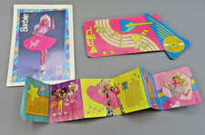 Vintage 1988 fashion booklet Barbie and the sensations card cutout fashion book