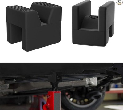 Jack Pad Adapter for Jack Stand Universal Rubber Slotted Frame Rail Pinch Welds