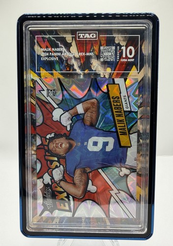 Malik Nabers #EX-MNS 2024 Panini Absolute Explosive card