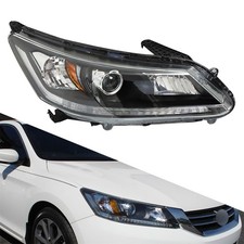 Replacement Halogen Headlight Assembly Front Right No DRL 2013-2015