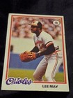 Photo of 1978 Topps #640 Lee May Baltimore Orioles Baseball Card