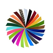 50PCS 4" Shield Cut Fletches Arrow Feathers Turkey Feather Right/Left accessory