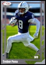 2026 Trebor Pena Sage Low Series Silver FOOTBALL #17 Penn State Nittany Lions
