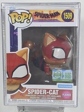 Funko Limited Edition ULTRA POP Spider Cat #1509 FLOCKED Bobblehead 5000pcs